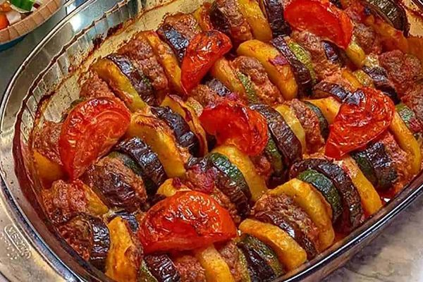 طرز تهیه خوراک بادمجان رژیمی | طرز تهیه پاتلیجان چولاما