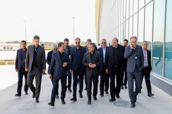 بازدید میدانی رئیس سازمان هواپیمایی کشوری و مدیرعامل هواپیمایی قشم از ترمینال سلام