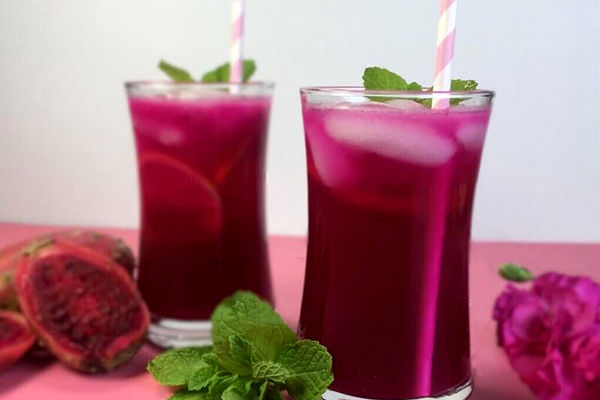 طرز تهیه سیروپ کاکتوس | اگه دلت یک نوشیدنی دلچسب و خوش رنگ و آب میخواد امتحان کن