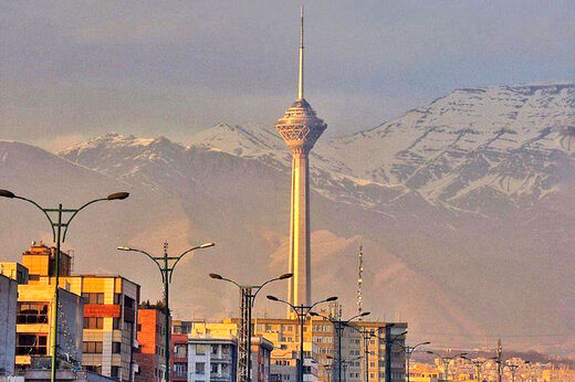 تهران بدون برج میلاد | برج میلاد ناپدید شد!