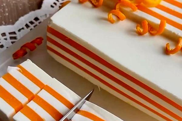 طرز تهیه دسر ماندارینو | اگه دلت یک دسر خوشگل و فوری میخواد دست بکار شو 