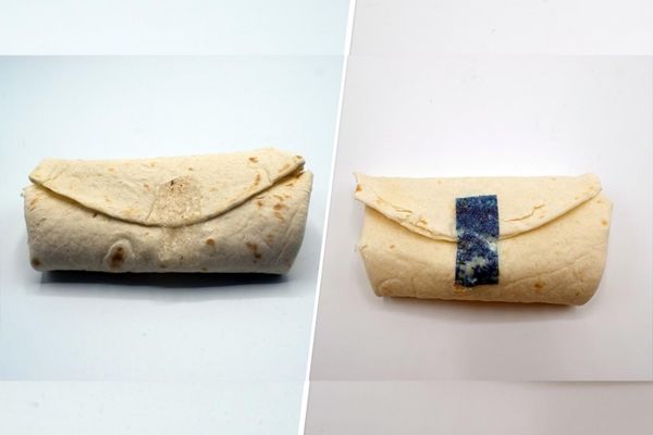 نوار چسب خوراکی برای خوردن کم‌دردسر ساندویچ