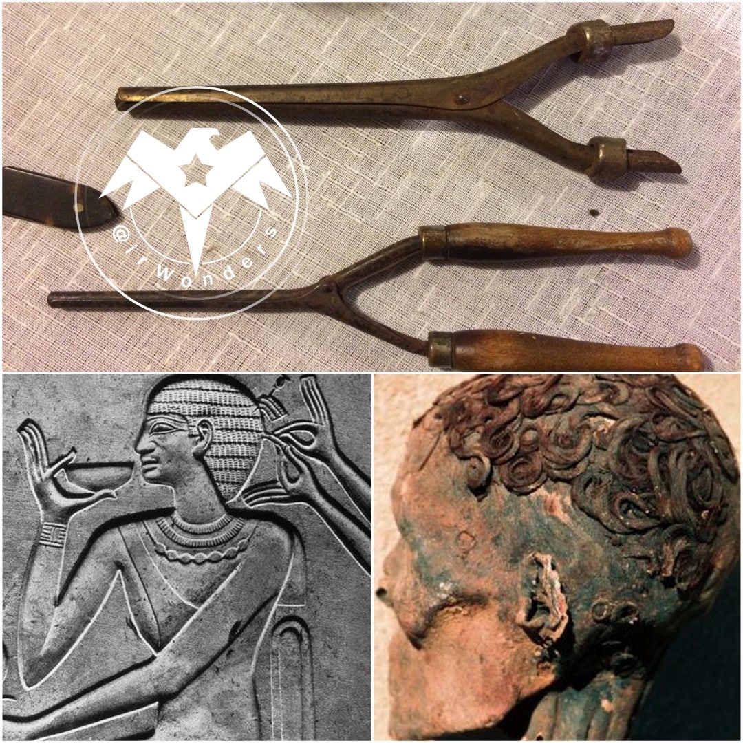 نحوه فر کردن مو در سال های ما قبل میلاد +عکس