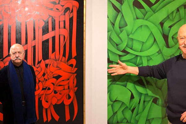 مروری در آثار نقاشی‌خط محمد احصایی