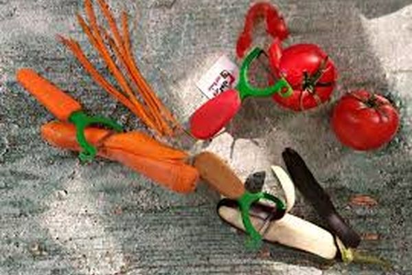 فقط با یک پوست کن کلی سالاد درست کن | کاربرد پوست کن که تا حالا نمیدانستید 