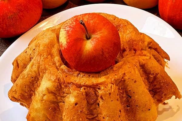 طرز تهیه ی کیک سیب کاراملی | دسر خوشمزه و ساده