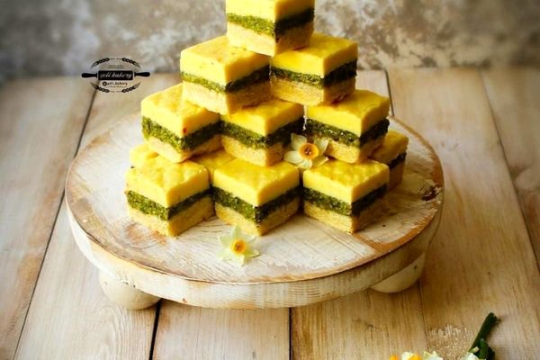 طرز تهیه اسلایس نارگیلی | این شیرینی فوری برای عید بپز 