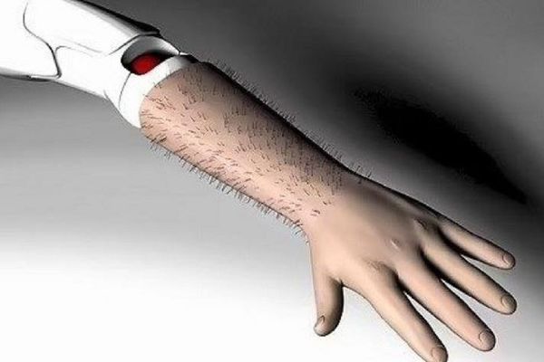 تولید پوست الکترونیکی با مو‌های مصنوعی