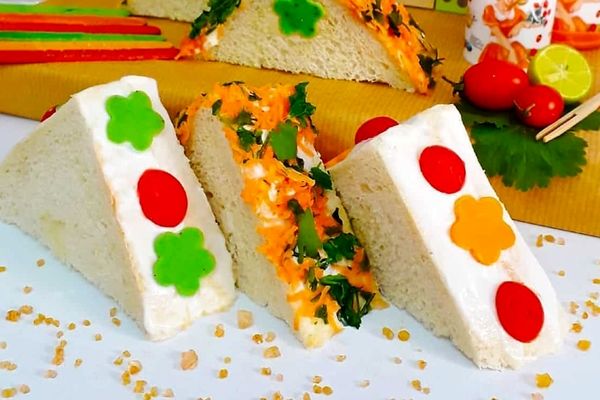 ترفند تزیین کردن الویه دیگه ساده الویه نخور| فینگر فود سالاد الویه