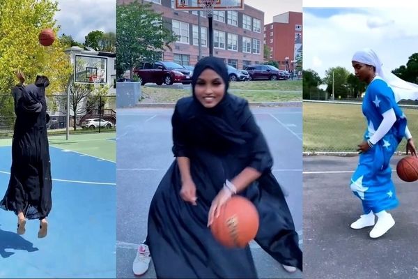 ویدئوهای بسکتبال بازی کردن جماد میلیون‌ها بار دیده شده است