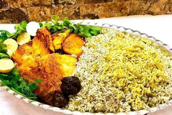 طرز تهیه سبزی پلو با ته دیگ یوفکا | سبزی پلو را متفاوت بپز 