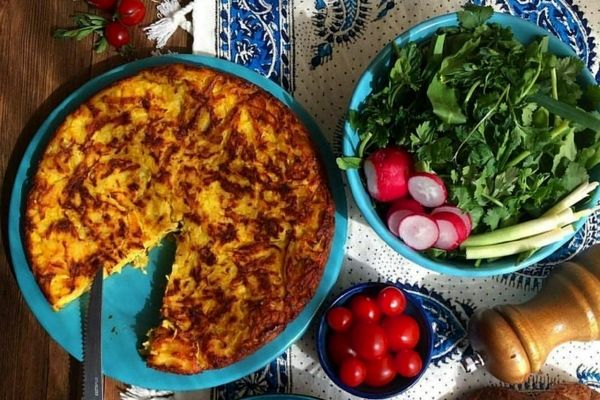 طرز تهیه کوکو شکم پر | برای عصرونه این کوکو متفاوت و خوشمزرو درست کن
