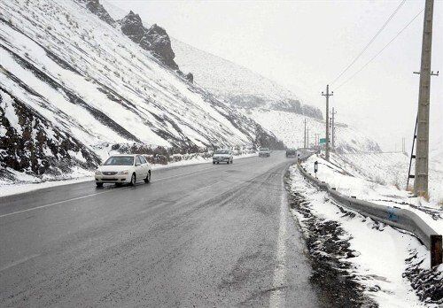 هشدار مهم | بارش شدید برف در جاده هراز و چالوس