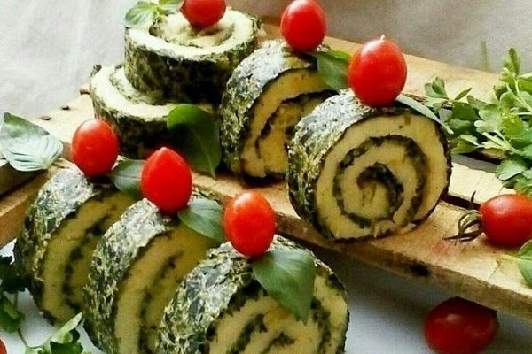 طرز تهیه رول کوکو سبزی | دیگه به روش سنتی کوکو سبزی نپز
