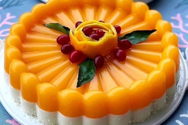 دسر فرانسوی باواریا با طعم پرتقال | اگه دلت یه دسر متفاوت میخواد این دسر و امتحان کن