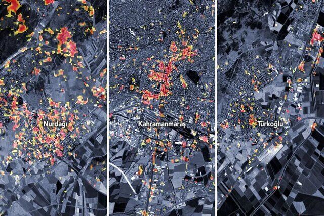 تصاویری از فاجعه ی قرن | تصویر ناسا از زلزله ترکیه و سوریه