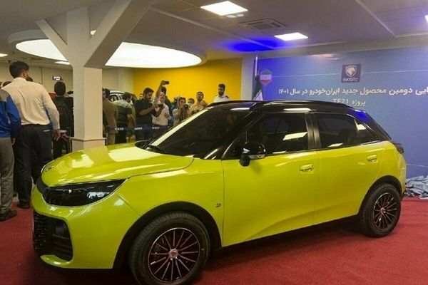 خودرو جدید «ایران‌خودرو» رونمایی شد | (تصاویر) تی اف 22 با ظاهری مدرن