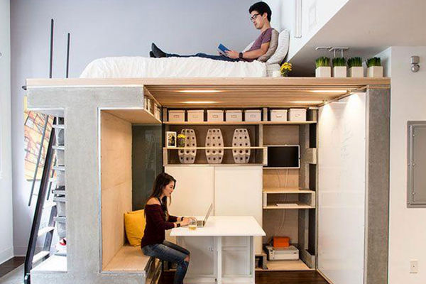 ایده های جالب و دیدنی برای استفاده در دکوراسیون آپارتمان های کوچک +ویدئو 