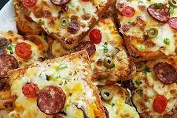 طرز تهیه لقمه فوری مخصوص عصرانه و شام | با ساندویچ ساز لقمه پیتزایی درست کن