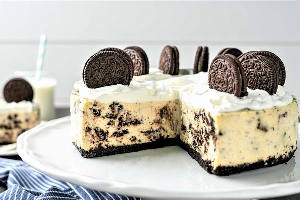 طرز تهیه چیز کیک اوریو | چیز کیک بدون پنیر بپز 