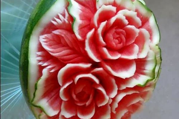 چند ایده آسان تزئین هندوانه شب یلدا + عکس